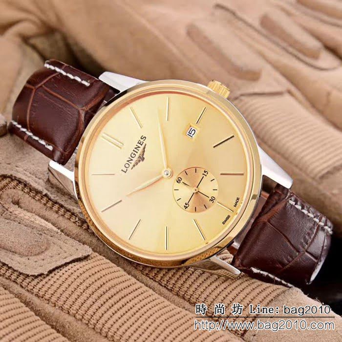 LONGINES浪琴 經典兩針半 精品男士腕表 WSS0866